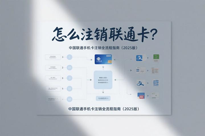 怎么注销联通卡？中国联通手机卡注销全流程指南（2025版）