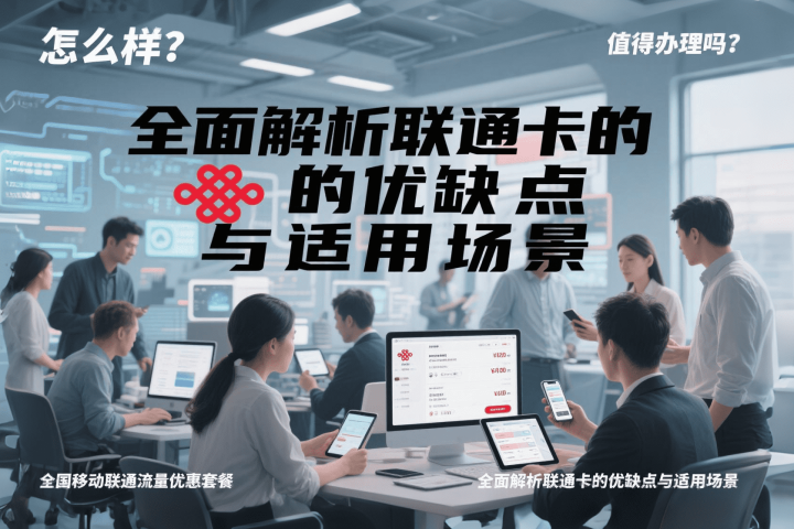 联通卡怎么样？值得办理吗？全面解析联通卡的优缺点与适用场景